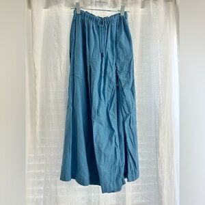 Blue linen Abercrombie skirt